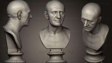 Busts and heads antique and historical (BUSTA_0560) 3D model for CNC machine
